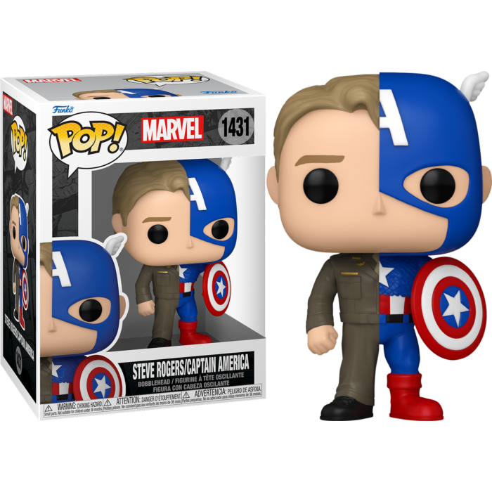 Funko POP - Marvel: Steve Rogers/Captain America No.1431